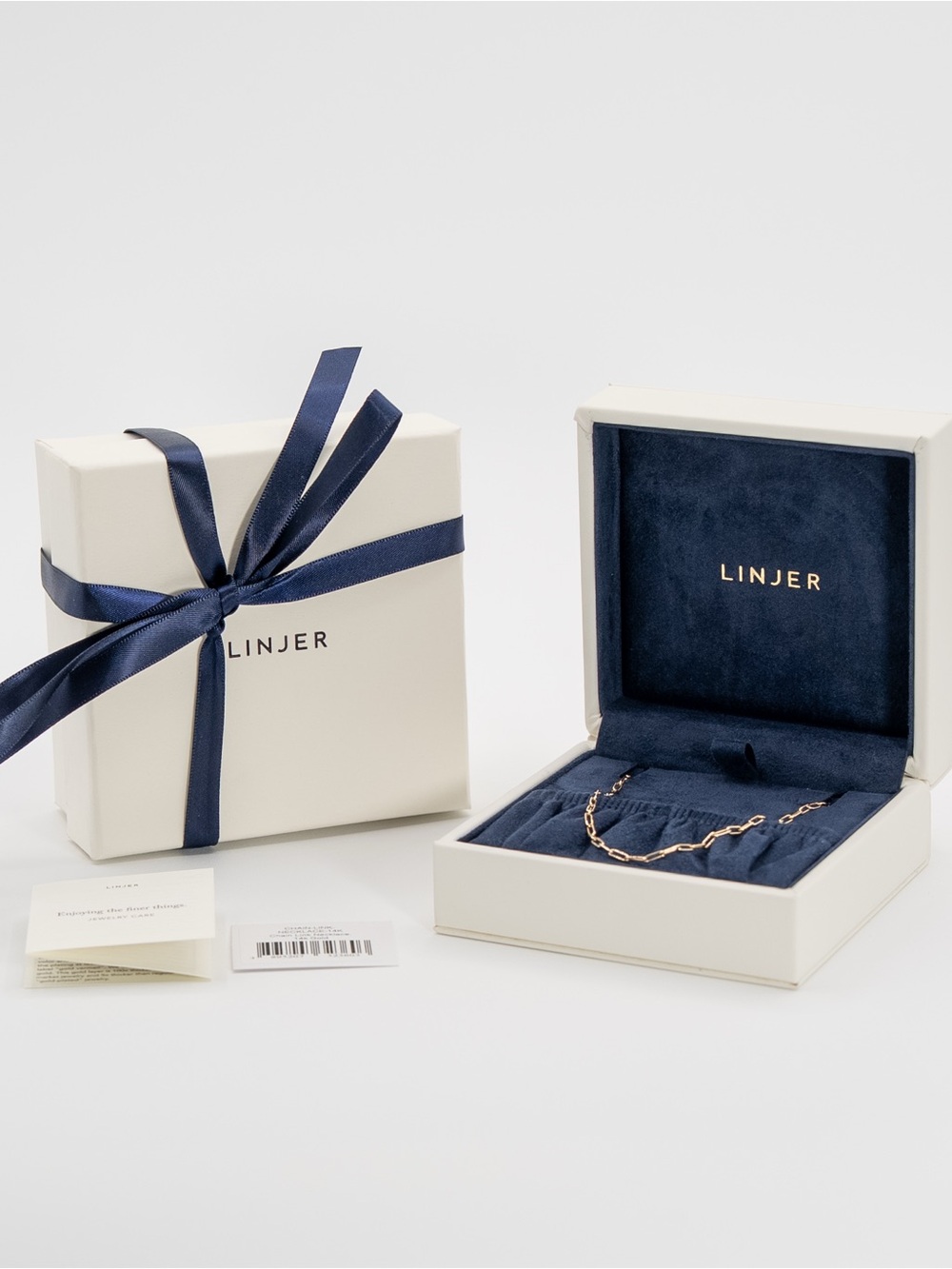 LINJER 14k Gold Chain Link Necklace